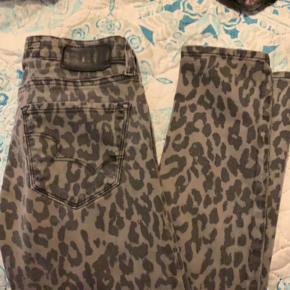 Leopard print skinny’s